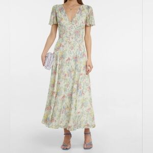 Polo Ralph Lauren Floral Maxi Dress 8 Cottagecore Romantic Boho Wedding